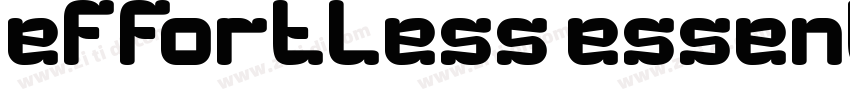 effortless essential字体转换 effortless essential字体转换